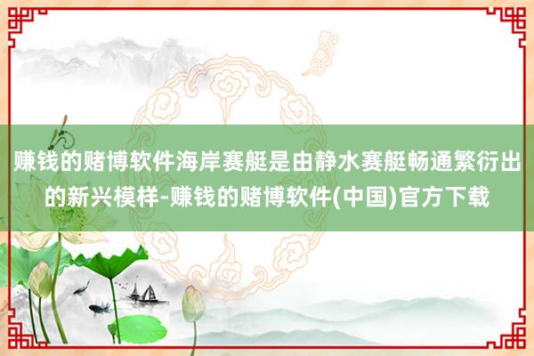 赚钱的赌博软件海岸赛艇是由静水赛艇畅通繁衍出的新兴模样-赚钱的赌博软件(中国)官方下载