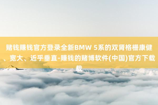 赌钱赚钱官方登录全新BMW 5系的双肾格栅康健、宽大、近乎垂直-赚钱的赌博软件(中国)官方下载