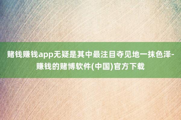 赌钱赚钱app无疑是其中最注目夺见地一抹色泽-赚钱的赌博软件(中国)官方下载