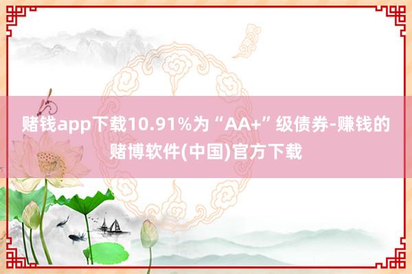 赌钱app下载10.91%为“AA+”级债券-赚钱的赌博软件(中国)官方下载