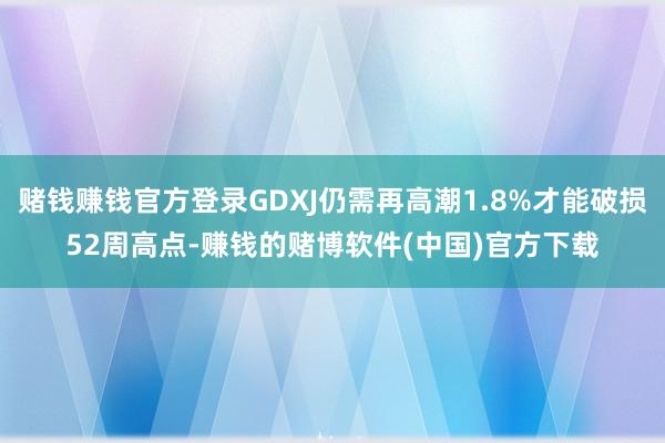 赌钱赚钱官方登录GDXJ仍需再高潮1.8%才能破损52周高点-赚钱的赌博软件(中国)官方下载