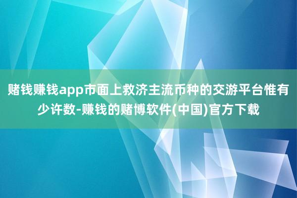 赌钱赚钱app市面上救济主流币种的交游平台惟有少许数-赚钱的赌博软件(中国)官方下载