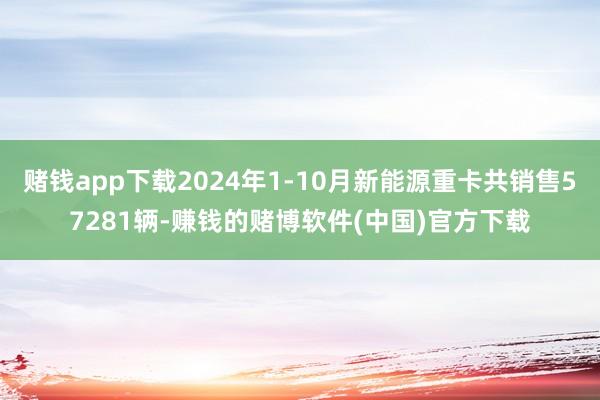 赌钱app下载2024年1-10月新能源重卡共销售57281辆-赚钱的赌博软件(中国)官方下载